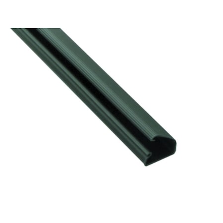 Kable Kontrol Cover Plate Raceway, WC Series, 1 Channel, 1 in W, 4 ft L, Black WC00207